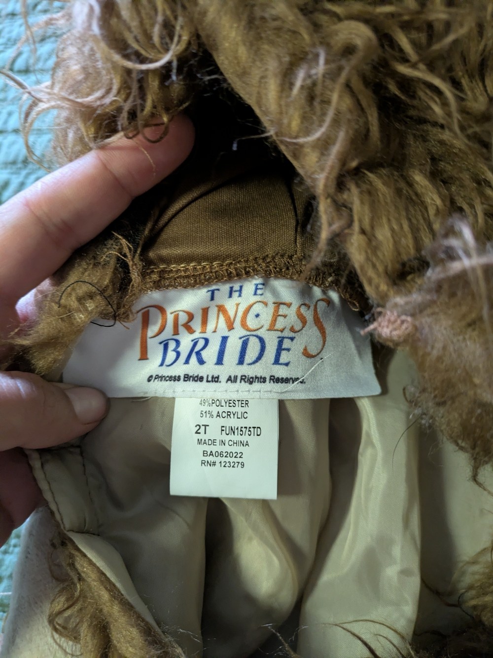 Rat Of Unusual Size Toddler Costume 2t - Picture 5 of 5